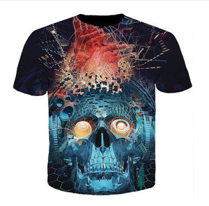 Iron Skull Cool Black T-Shirt