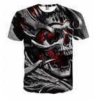 Iron Skull Cool Black T-Shirt