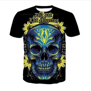 Iron Skull Cool Black T-Shirt