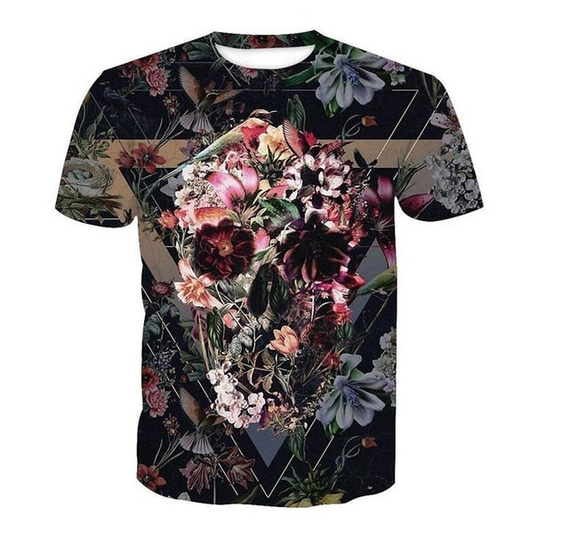 Iron Skull Cool Black T-Shirt