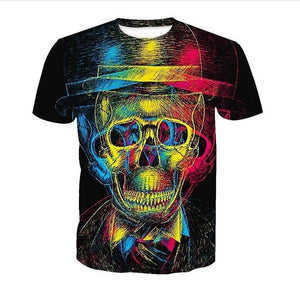 Iron Skull Cool Black T-Shirt