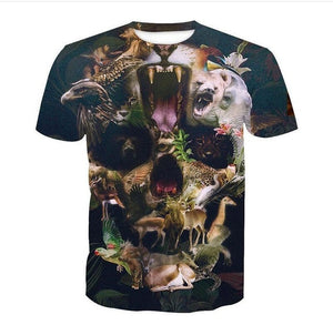 Iron Skull Cool Black T-Shirt