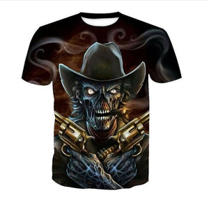 Iron Skull Cool Black T-Shirt