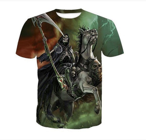 Iron Skull Cool Black T-Shirt