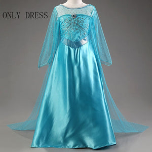 Snow Queen Elsa & Princess Anna Costume Dress