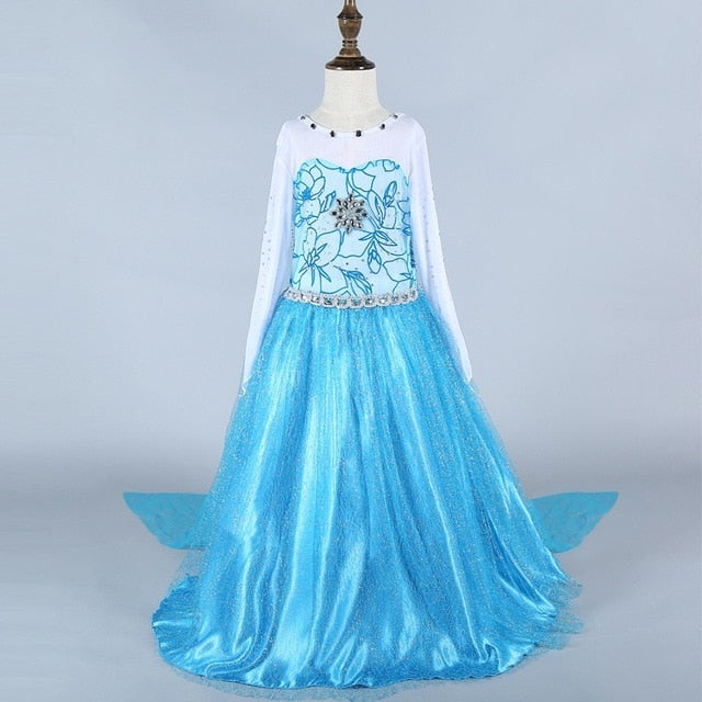Snow Queen Elsa & Princess Anna Costume Dress