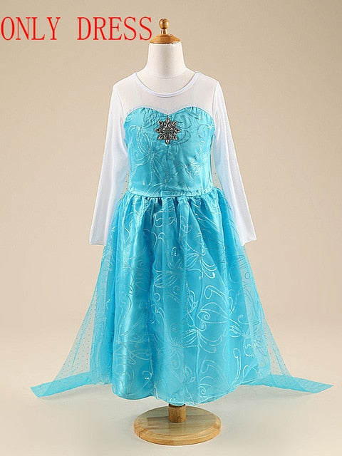 Snow Queen Elsa & Princess Anna Costume Dress