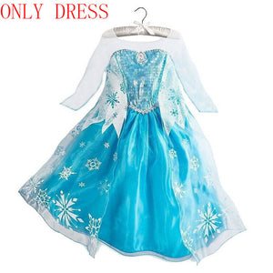 Snow Queen Elsa & Princess Anna Costume Dress