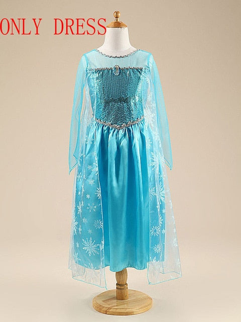 Snow Queen Elsa & Princess Anna Costume Dress