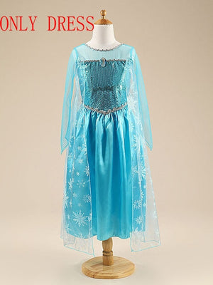 Snow Queen Elsa & Princess Anna Costume Dress