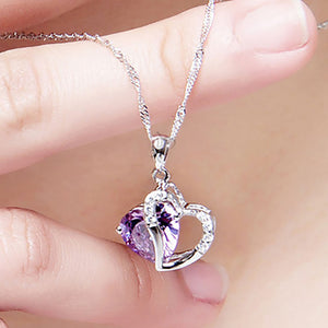 STUNNING CRYSTAL HEART PENDANTS (6 COLORS)