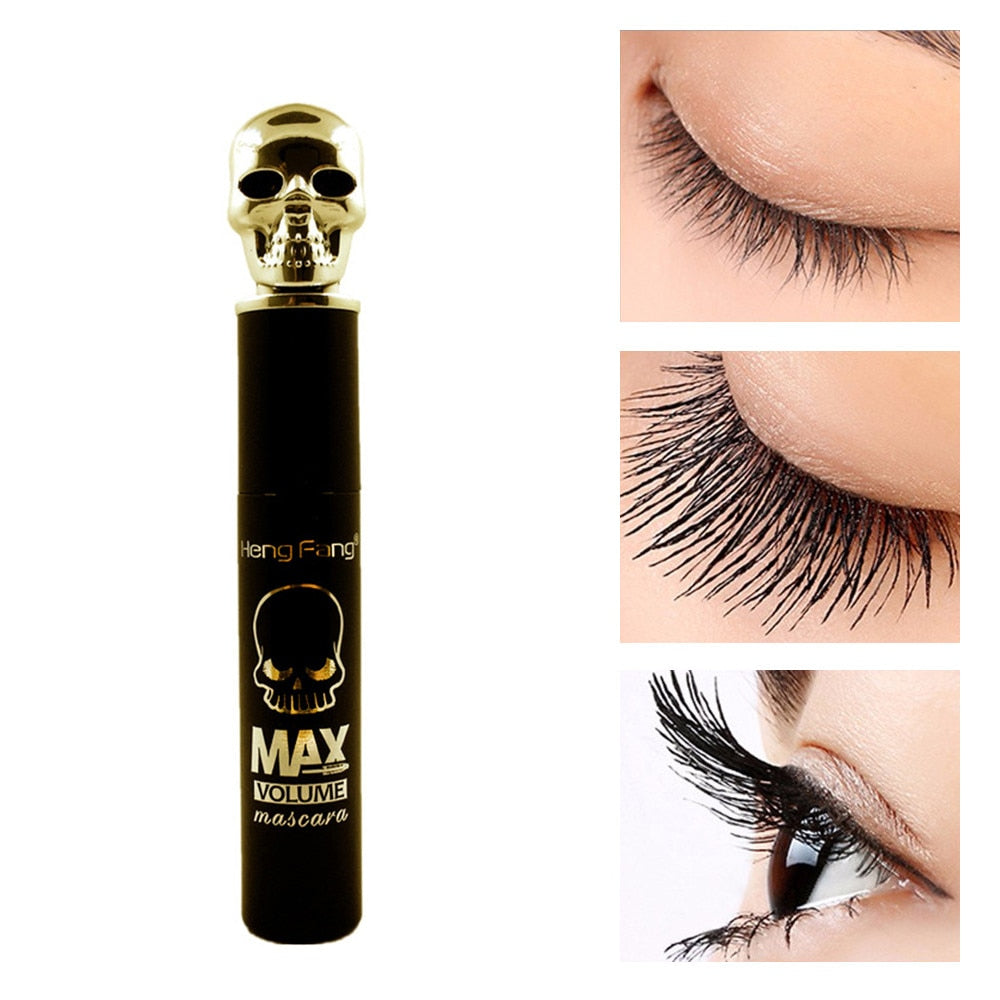 Black Chiffon Skull Mascara | Eyelashes Extension