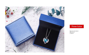 MERMAID'S ENCHANTING CRYSTAL HEART NECKLACE