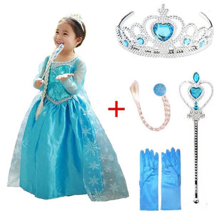 Frozen Queen Elsa & Princess Anna Costume Dresses