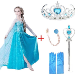 Frozen Queen Elsa & Princess Anna Costume Dresses