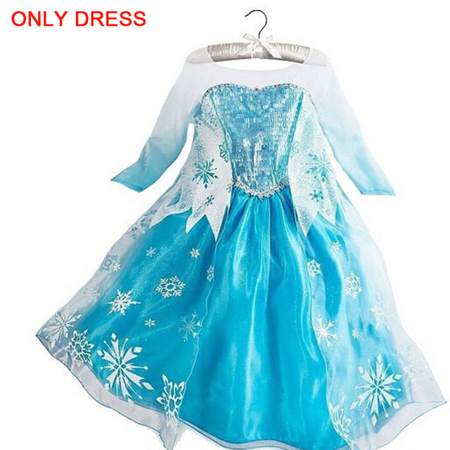 Frozen Queen Elsa & Princess Anna Costume Dresses