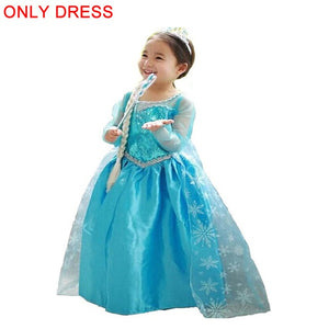 Frozen Queen Elsa & Princess Anna Costume Dresses