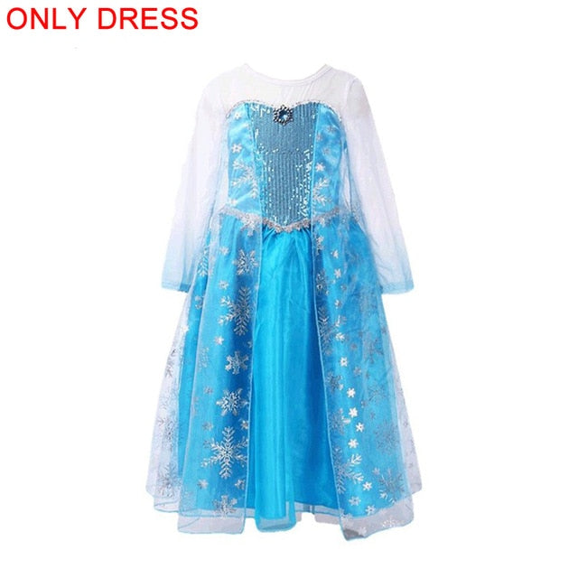 Frozen Queen Elsa & Princess Anna Costume Dresses