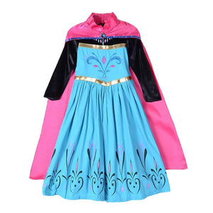 Frozen Queen Elsa & Princess Anna Costume Dresses