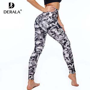Ladies Sexy Gothic Skull Leggings