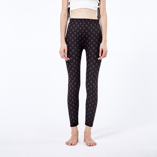 Ladies Sexy Gothic Skull Leggings
