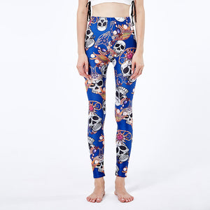 Ladies Sexy Gothic Skull Leggings