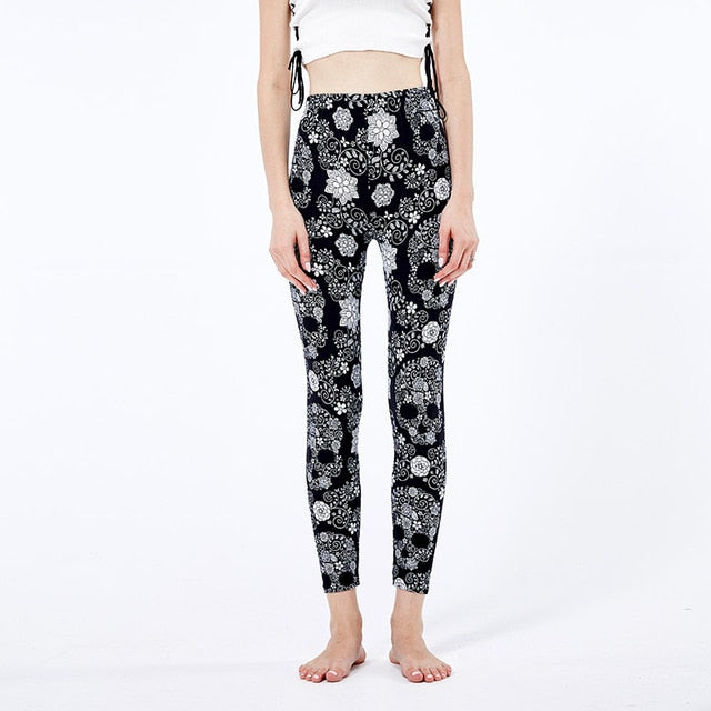 Ladies Sexy Gothic Skull Leggings
